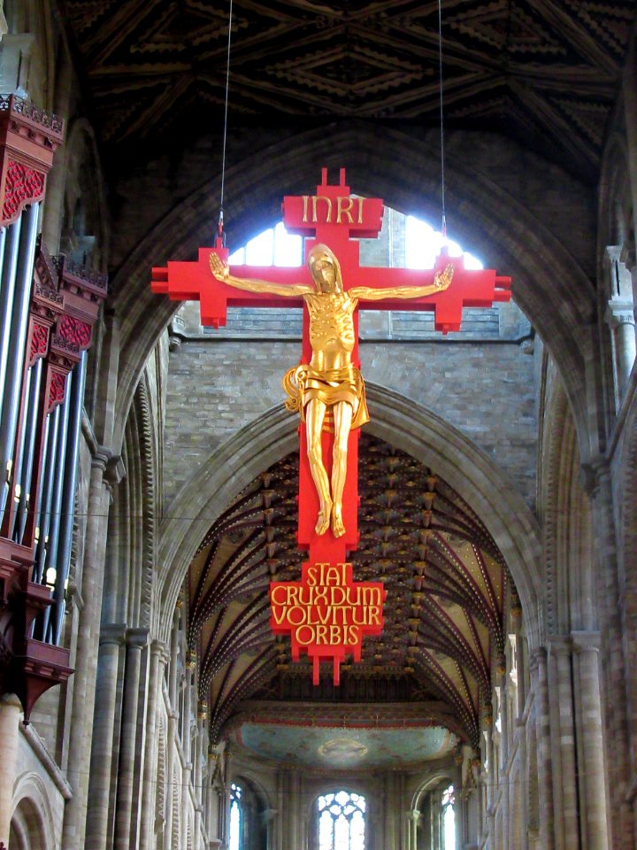 Hanging crucifix, Peterborough Cathedral