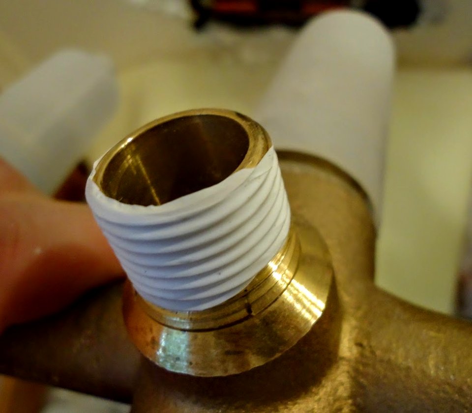 Handyman photos Fix Barber Wilson diverter valve 14
