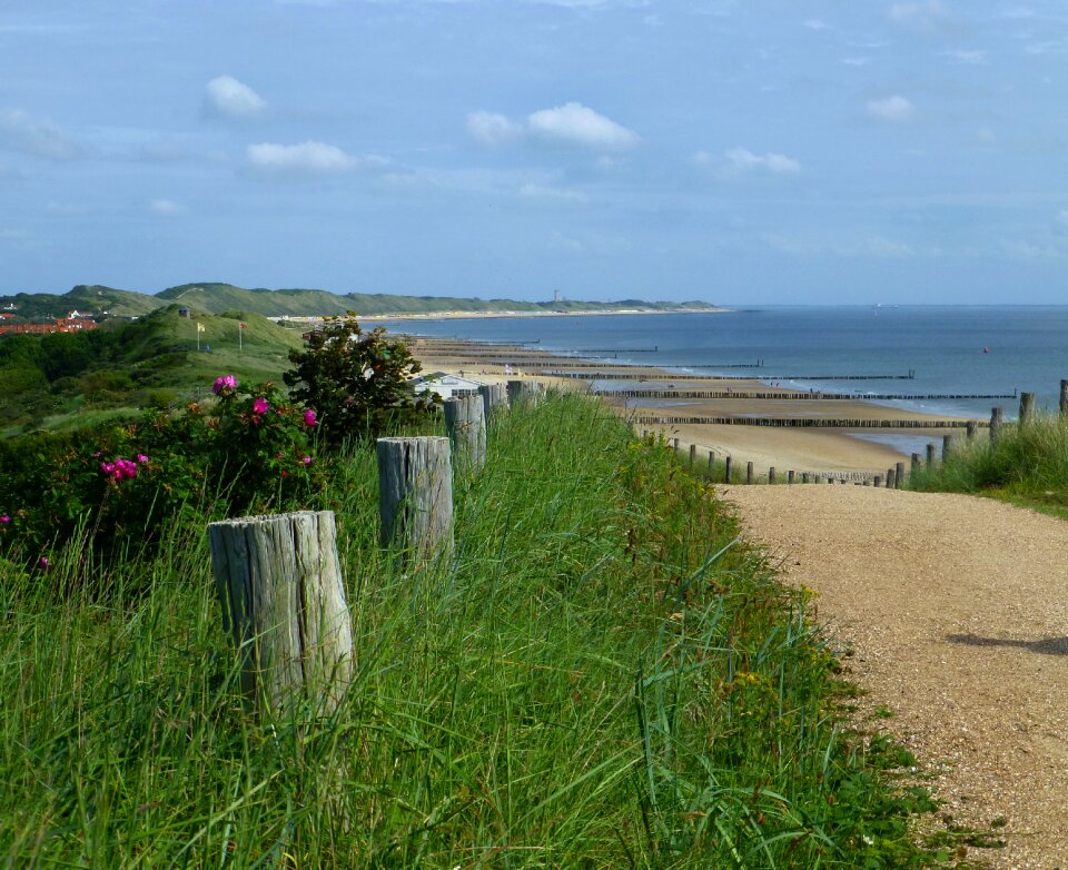 Zeeland zoutelande path through the dunes