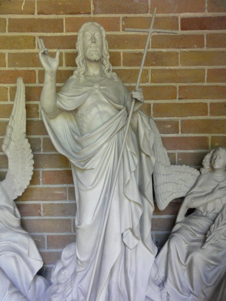 Handel (Gemert-Bakel) Processiepark, rozenkranskapel 11, detail