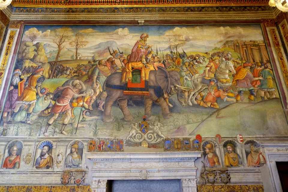 Hannibal in Italy, Jacopo Ripanda and assistants, 1507-1508, fresco - Musei Capitolini - Rome, Italy - DSC05922