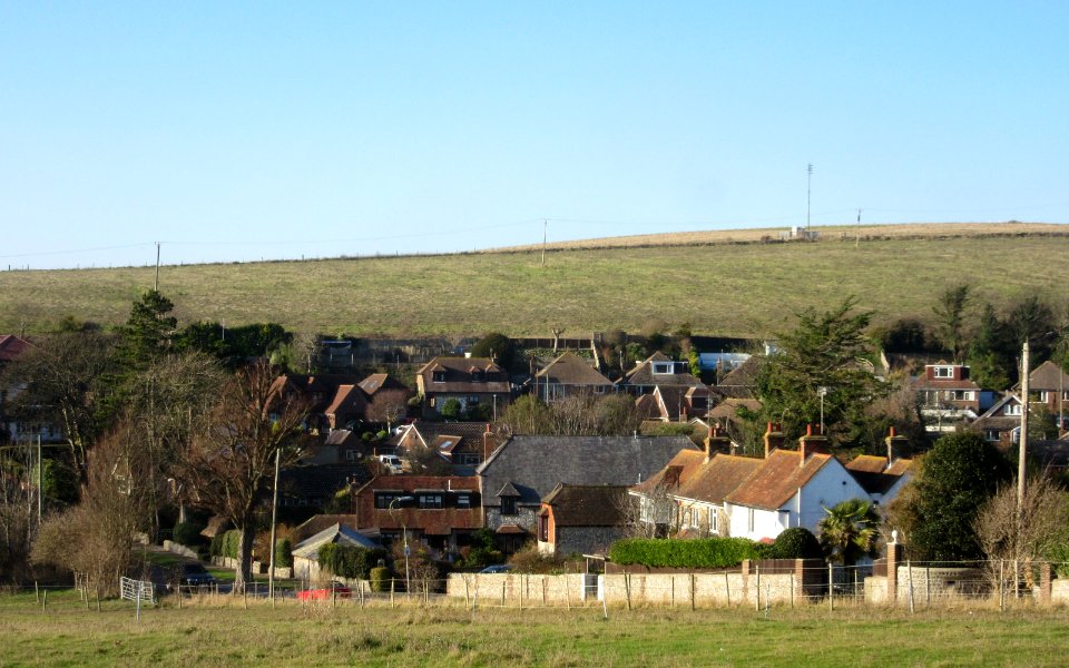 Happy Valley seen from Falmer Road, Ovingdean (December 2016) (2)