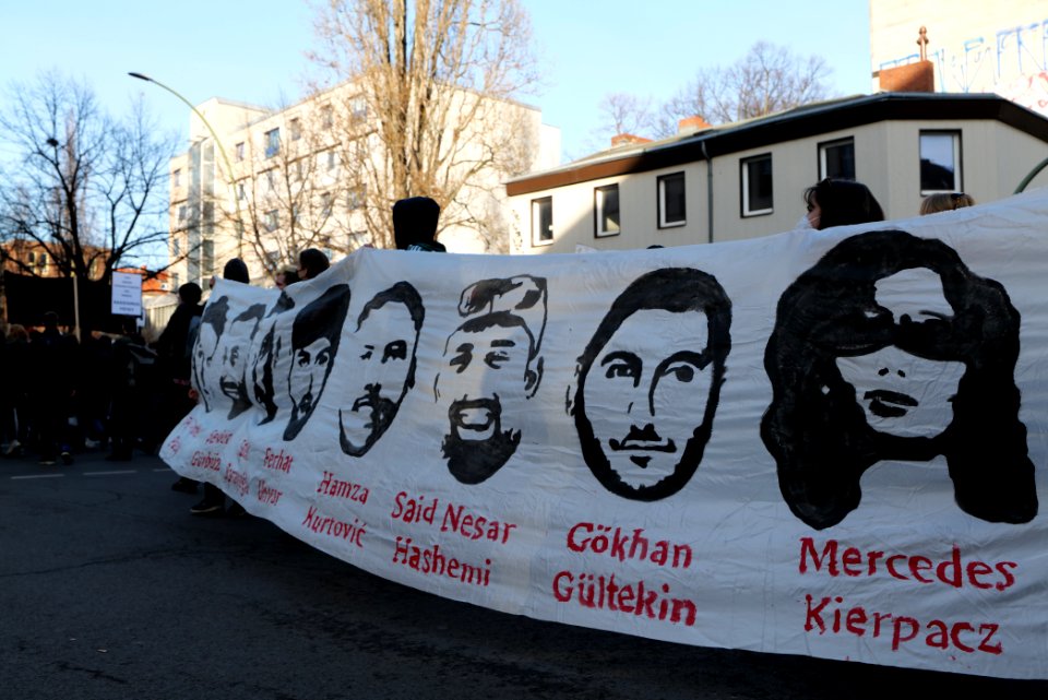 Hanau attack memorial demonstration Berlin 2021-02-20 46