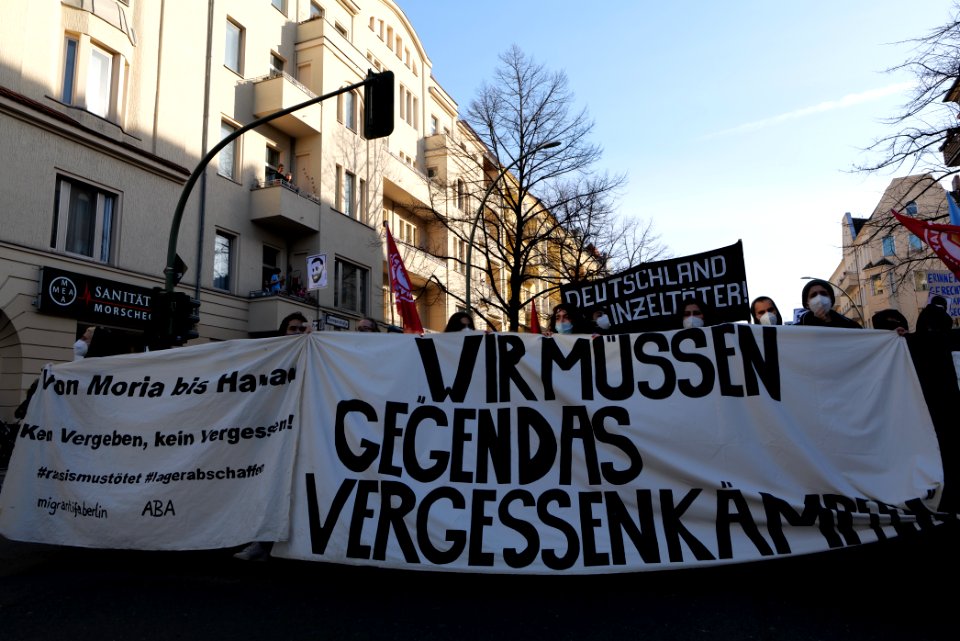 Hanau attack memorial demonstration Berlin 2021-02-20 35