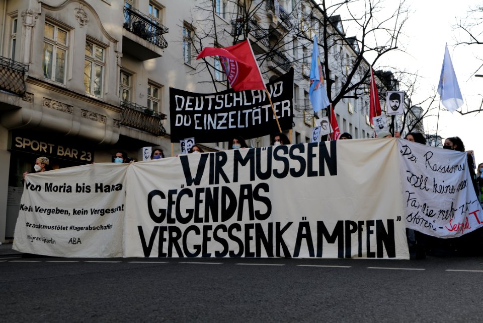 Hanau attack memorial demonstration Berlin 2021-02-20 54