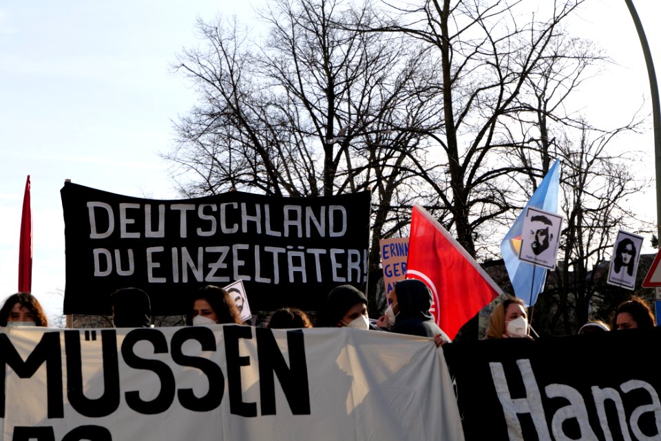 Hanau attack memorial demonstration Berlin 2021-02-20 28