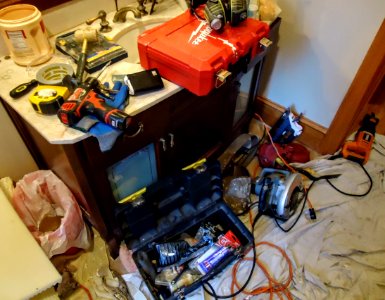 Handyman photos Fix Barber Wilson diverter valve 8