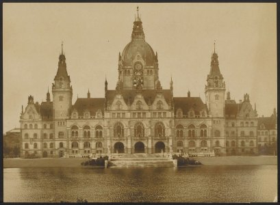 Hannover. Het nieuwe stadhuis, Bestanddeelnr 158-2382