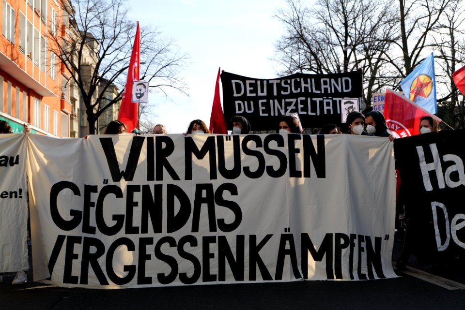 Hanau attack memorial demonstration Berlin 2021-02-20 29