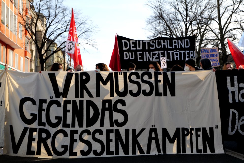 Hanau attack memorial demonstration Berlin 2021-02-20 30