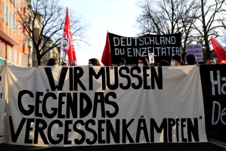 Hanau attack memorial demonstration Berlin 2021-02-20 30