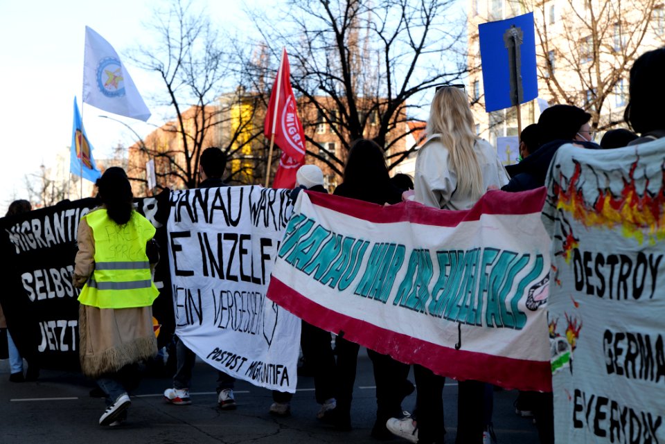 Hanau attack memorial demonstration Berlin 2021-02-20 45
