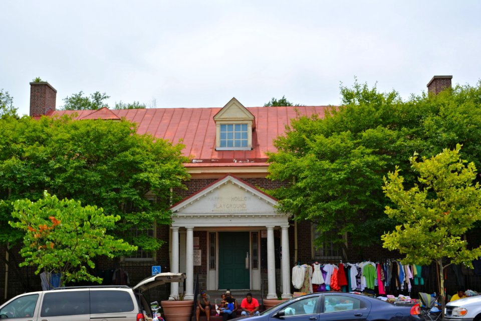 Happy Hollow Recreation Center front, Philly