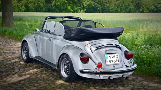 Convertible classic volkswagen photo