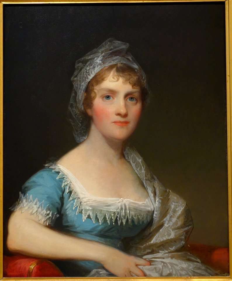 Hannah Tuckerman by Gilbert Stuart, 1814, oil on board - Chazen Museum of Art - DSC02530