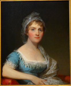 Hannah Tuckerman by Gilbert Stuart, 1814, oil on board - Chazen Museum of Art - DSC02530