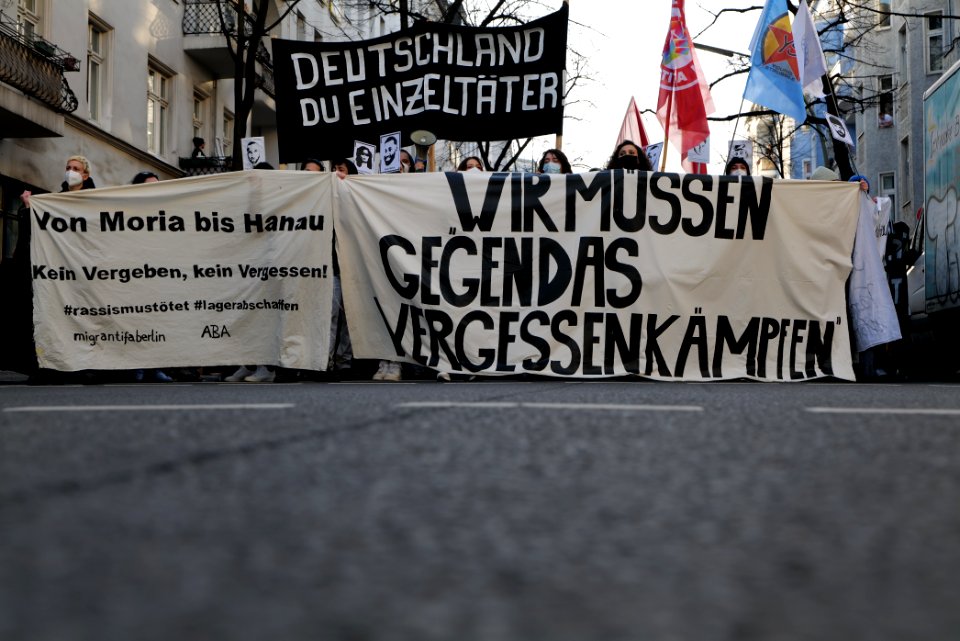 Hanau attack memorial demonstration Berlin 2021-02-20 59