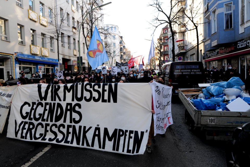 Hanau attack memorial demonstration Berlin 2021-02-20 50