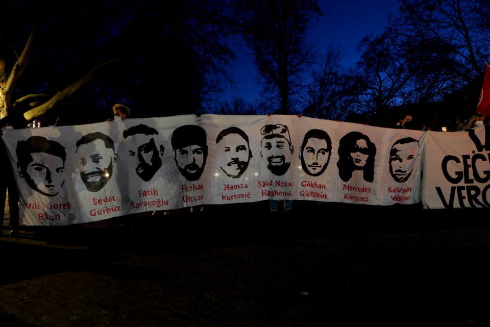 Hanau attack memorial demonstration Berlin 2021-02-20 112