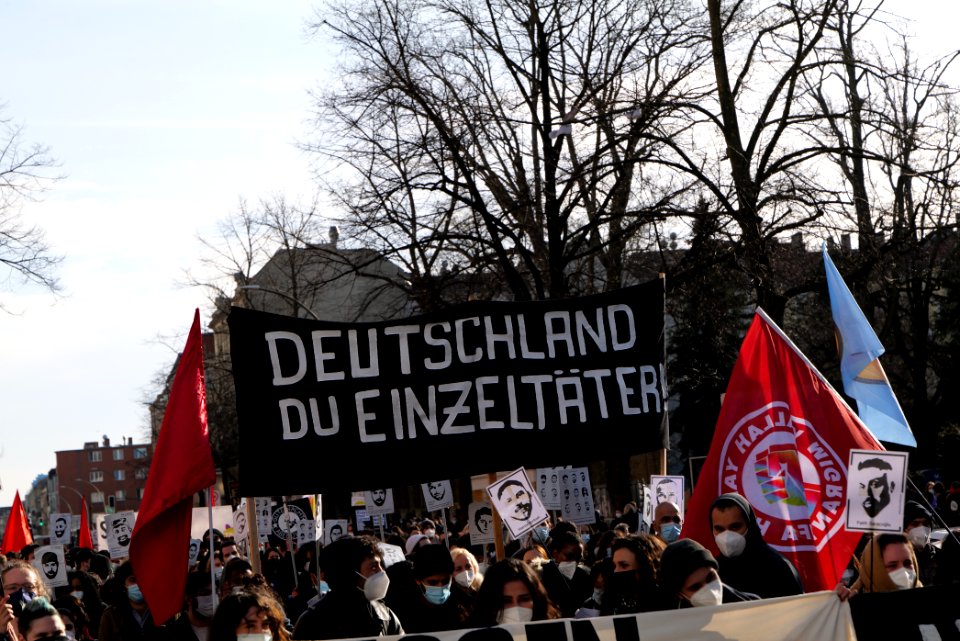 Hanau attack memorial demonstration Berlin 2021-02-20 27