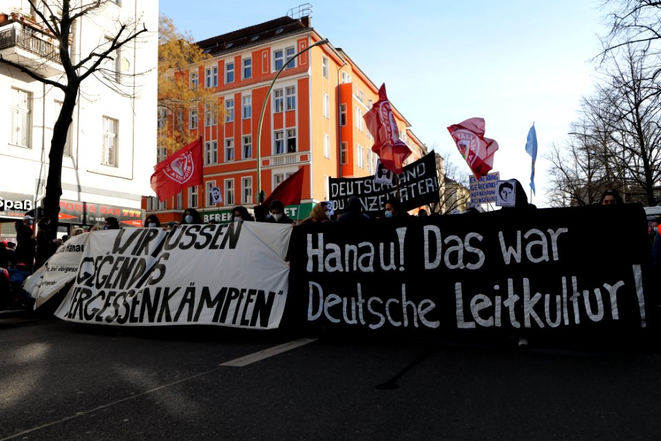 Hanau attack memorial demonstration Berlin 2021-02-20 32