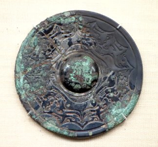 Han dynasty mirror, China - Tokyo National Museum - DSC06326