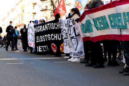 Hanau attack memorial demonstration Berlin 2021-02-20 03