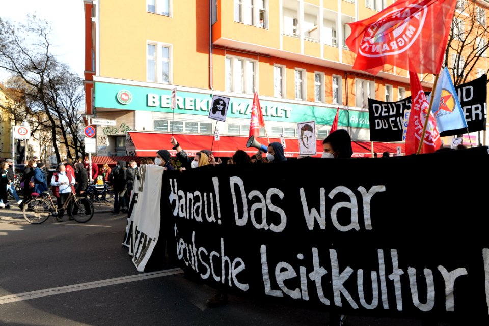 Hanau attack memorial demonstration Berlin 2021-02-20 25