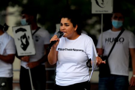 Hanau attack memorial protest Hanau 2020-08-22 stage 173