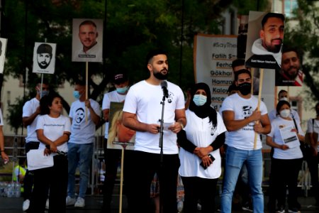 Hanau attack memorial protest Hanau 2020-08-22 stage 80