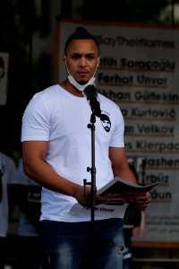 Hanau attack memorial protest Hanau 2020-08-22 stage 87