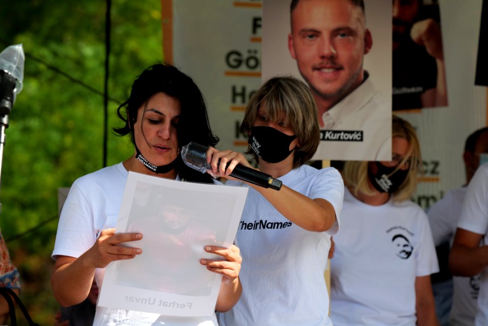 Hanau attack memorial protest Hanau 2020-08-22 stage 38