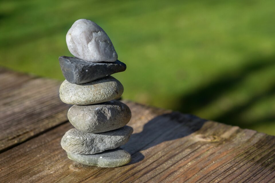Garden decoration balance