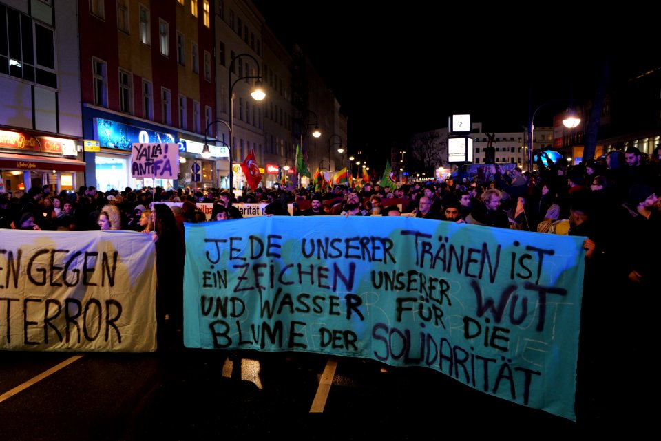 Hanau attack protest Berlin Hermannplatz 2020-02-20 25