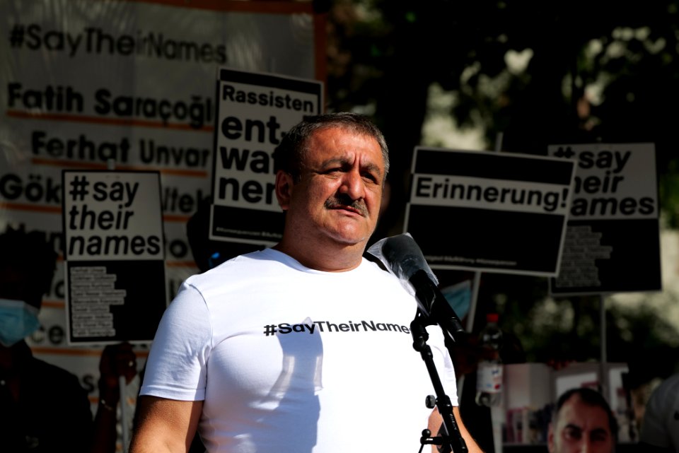 Hanau attack memorial protest Hanau 2020-08-22 stage 162