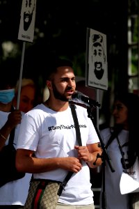 Hanau attack memorial protest Hanau 2020-08-22 stage 93