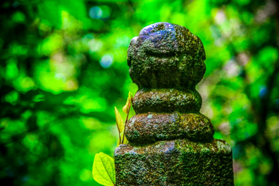 Stone carving armrest blur