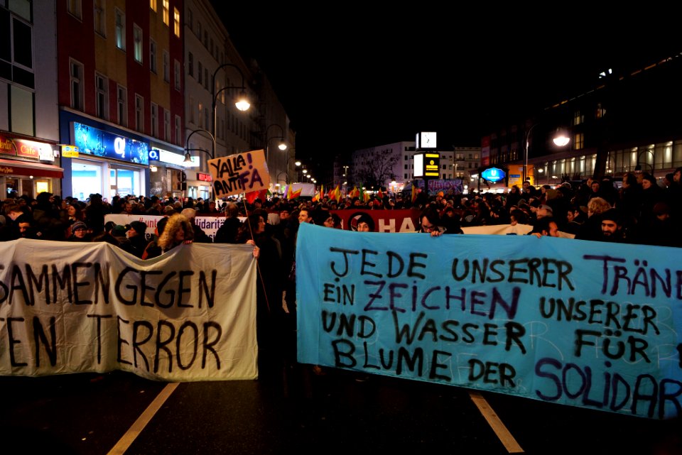 Hanau attack protest Berlin Hermannplatz 2020-02-20 27