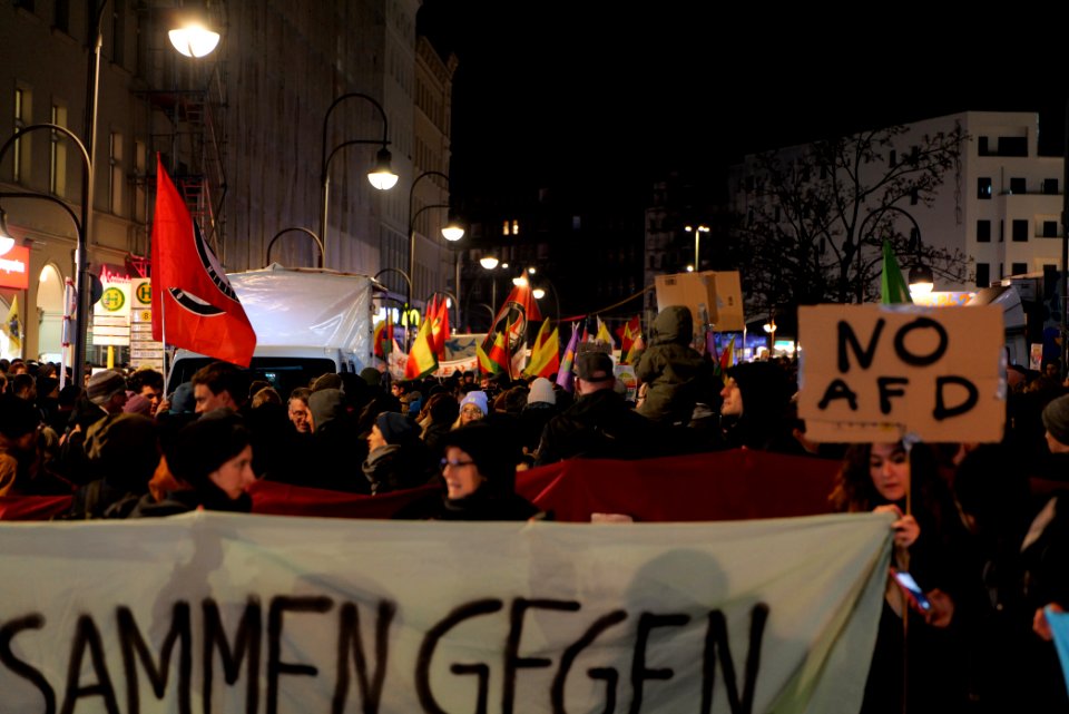 Hanau attack protest Berlin Hermannplatz 2020-02-20 14