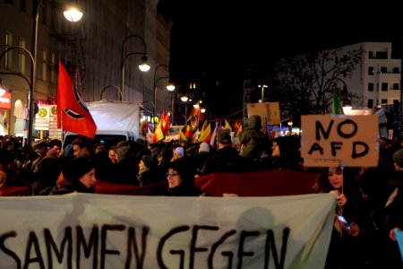 Hanau attack protest Berlin Hermannplatz 2020-02-20 14