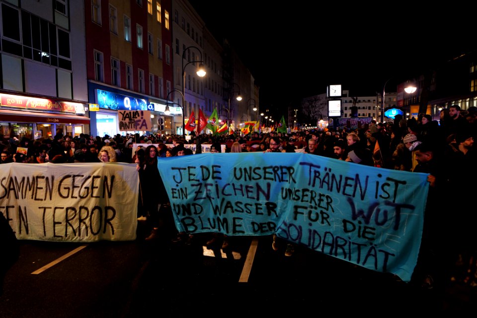 Hanau attack protest Berlin Hermannplatz 2020-02-20 24