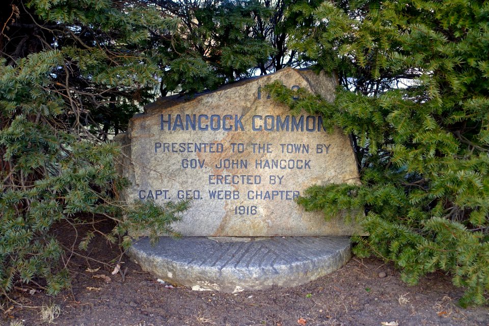 Hancock Common Memorial - Holden, Massachusetts - DSC08425