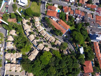 Houses high panorama