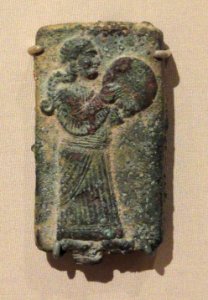 Hand Drummer, Assyrian, 900-700 BC, Iraq or possibly Syria, bronze - Cleveland Museum of Art - DSC08109