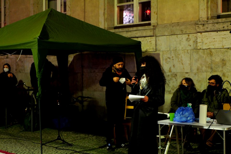 Hanau attack memorial protest Neukölln town hall 2021-02-19 128