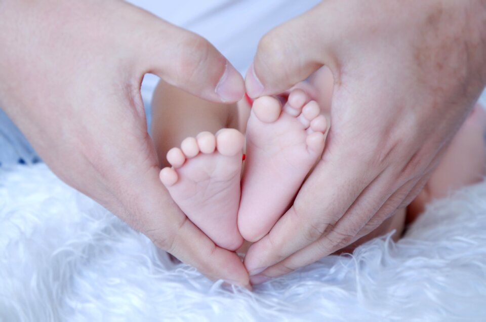 Father baby family