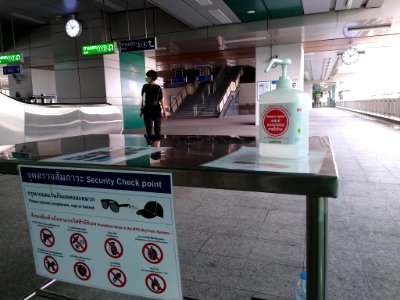 Hand sanitizer in Bangkok in March 2020 - 4