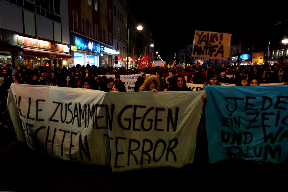 Hanau attack protest Berlin Hermannplatz 2020-02-20 29