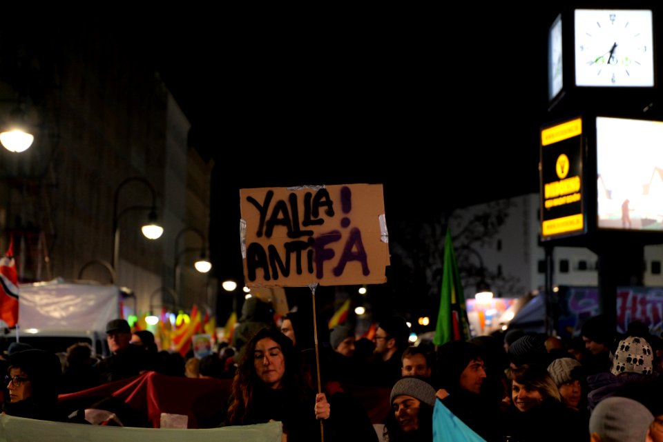 Hanau attack protest Berlin Hermannplatz 2020-02-20 17