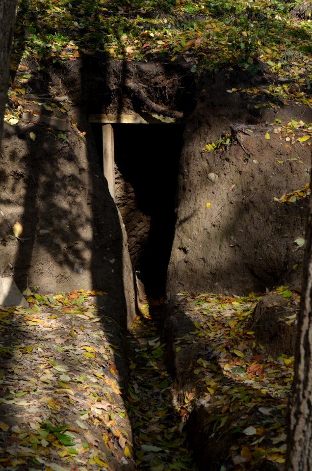 Hand made cave autumn